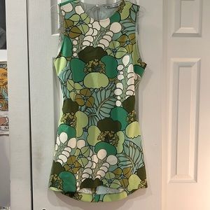 Zara 70s Style Mini Dress with Open Back